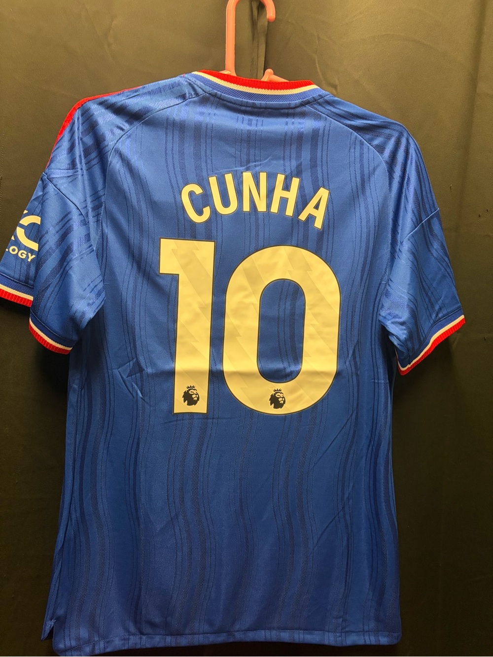 Matheus Cunha Manchester United 26/27 Away Jersey Size Medium